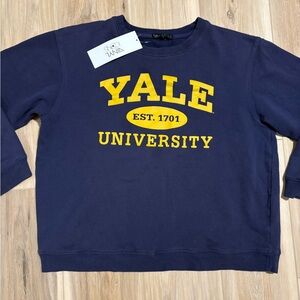 Navy Blue Yale University Sweatshirt